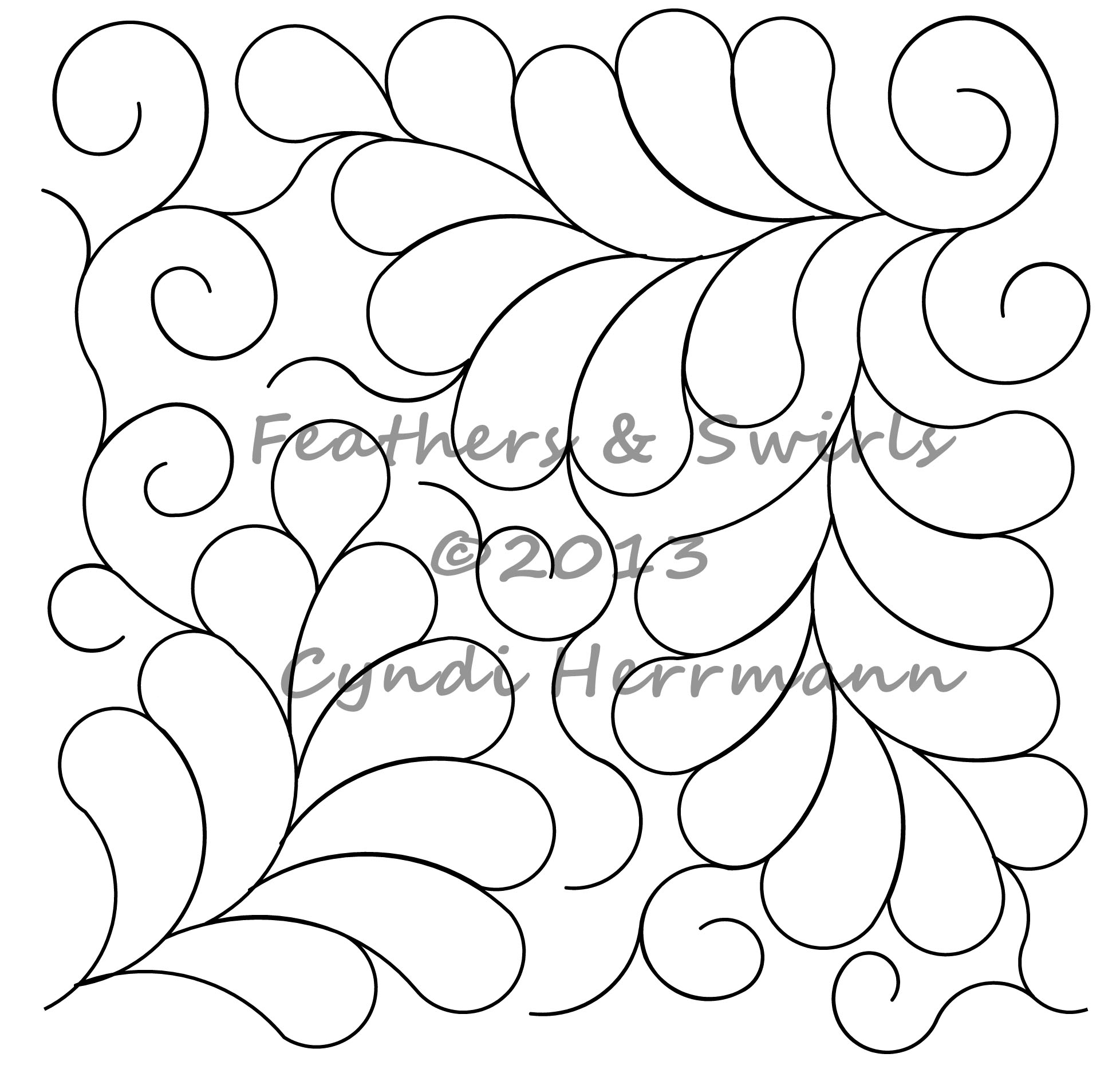 Feathers & Swirls